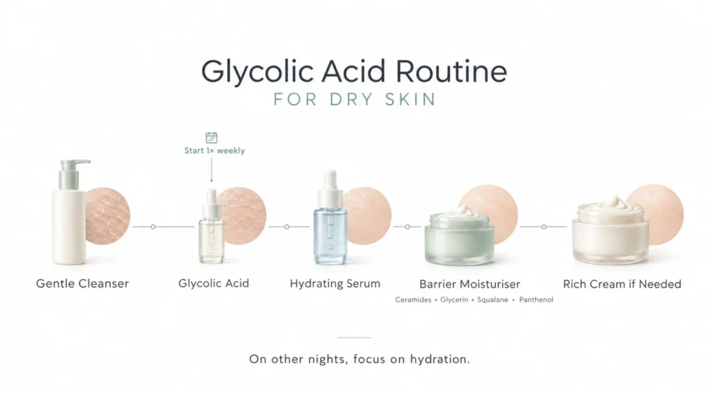 How Often to Use Glycolic Acid for Dry Skin