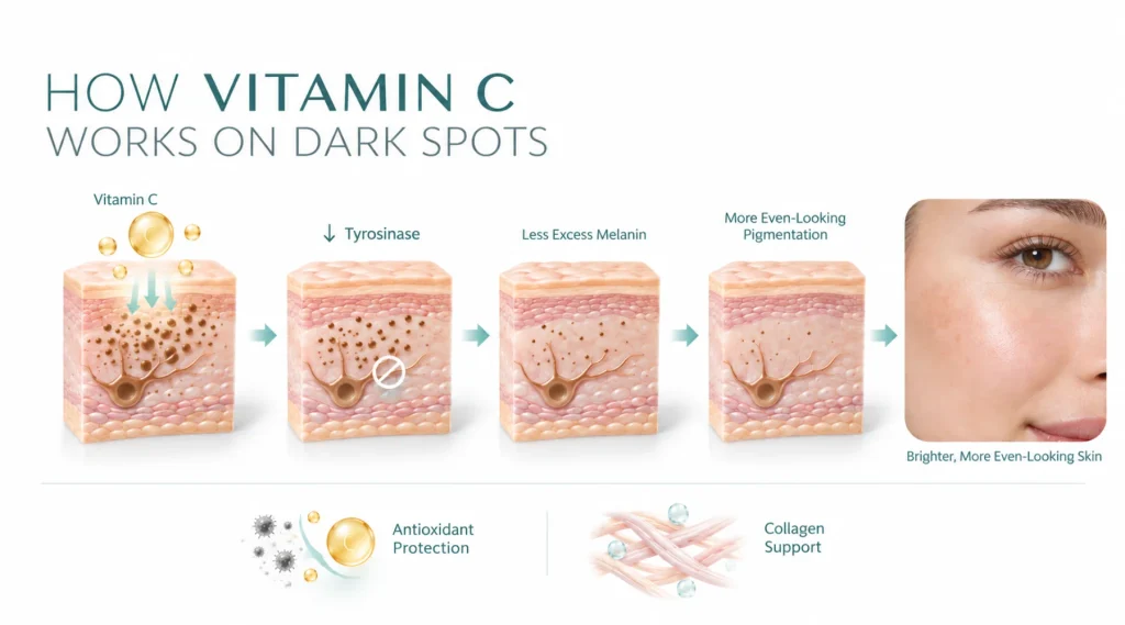 How Vitamin C Works on Dark Spots