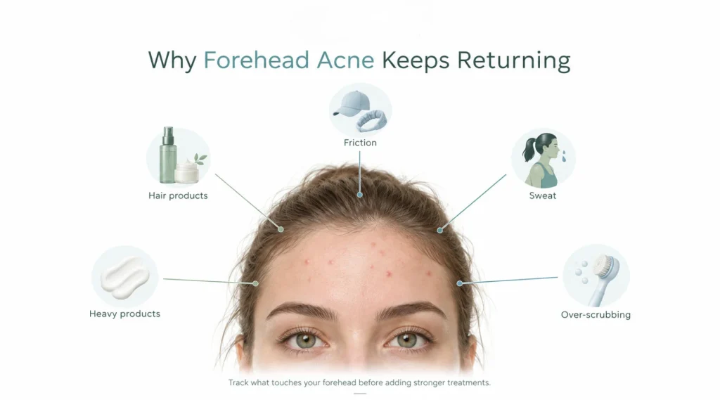 How to Get Rid of Forehead Acne That Keeps Returning