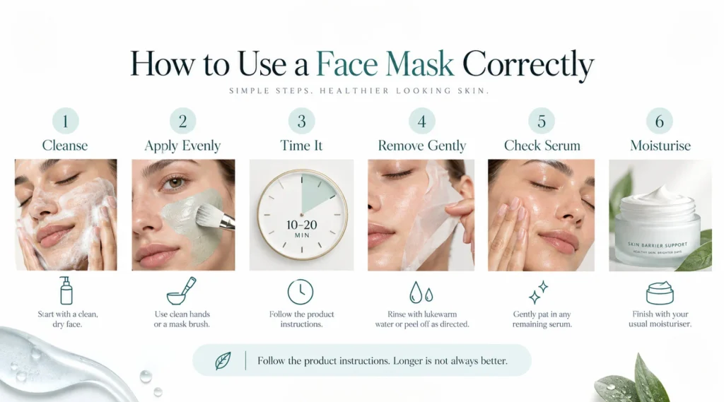 How to Use a Face Mask Without Disrupting Your Routine