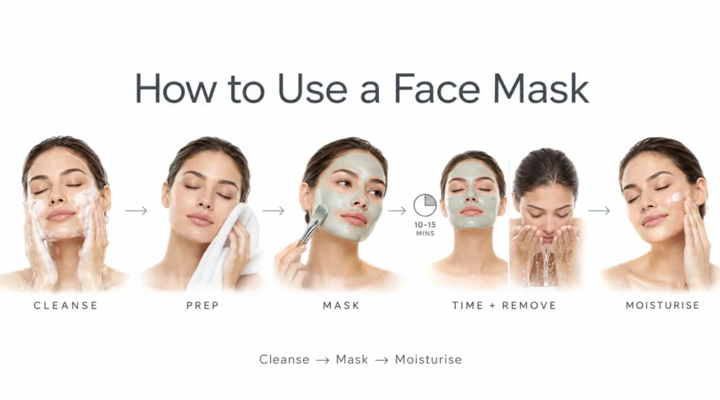 How to Use a Face Mask Without Disrupting the Rest of Your Routine