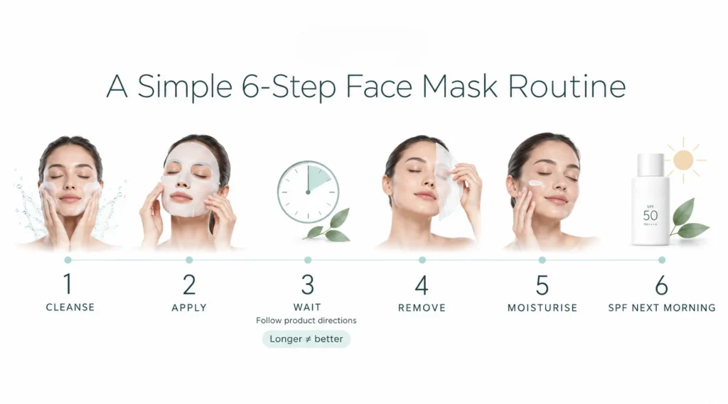 The Best Routine for Face Masks Good for Your Skin Is Usually Simple