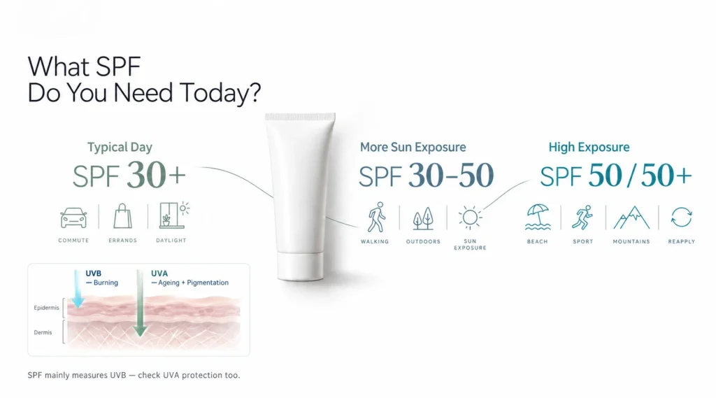 The Practical Daily Standard: SPF 30 with Strong UVA Protection