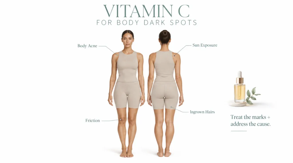 Using Vitamin C for Dark Spots on the Body