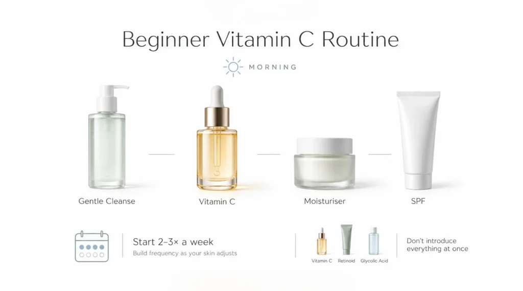 Vitamin C Serum Morning or Night for Beginners