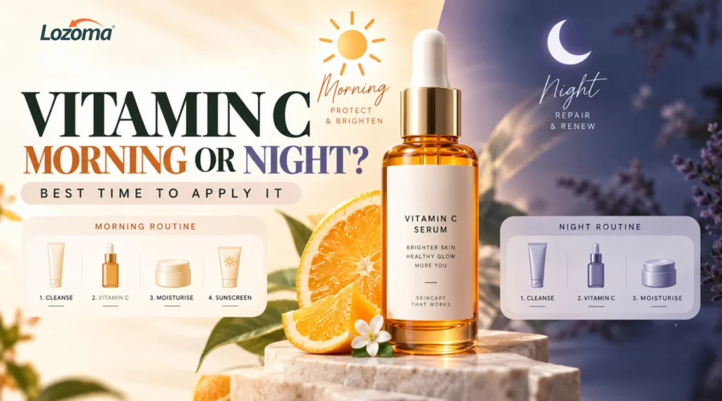Vitamin C Serum Morning or Night? Best Time to Apply It