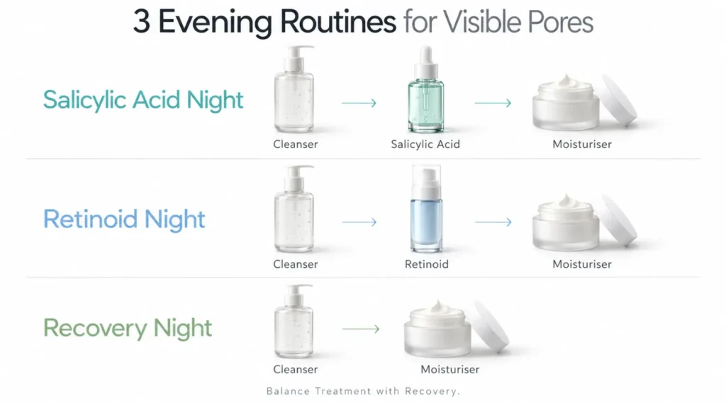 A Practical Evening Routine for Congested or Textured Pores