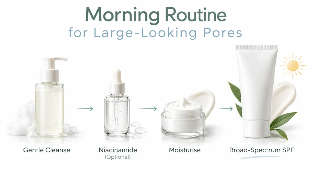 A Practical Morning Routine for Large-Looking Pores