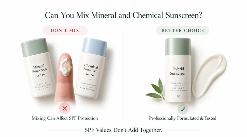Can You Use Mineral and Chemical Sunscreen Together?
