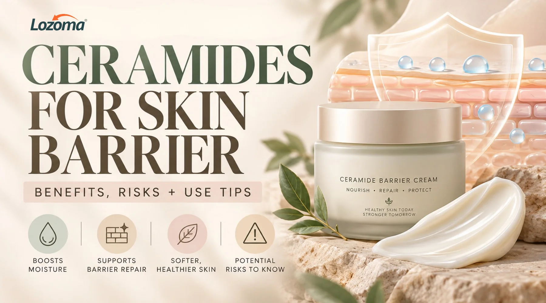 Ceramides for Skin Barrier: Benefits, Risks and Use Tips