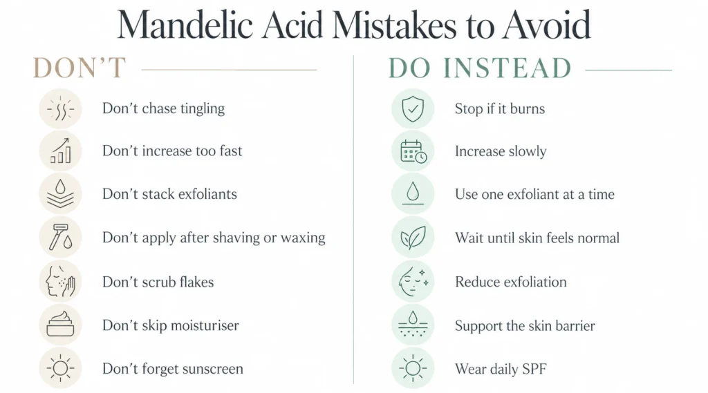Common Mandelic Acid Mistakes That Make Sensitive Skin Worse