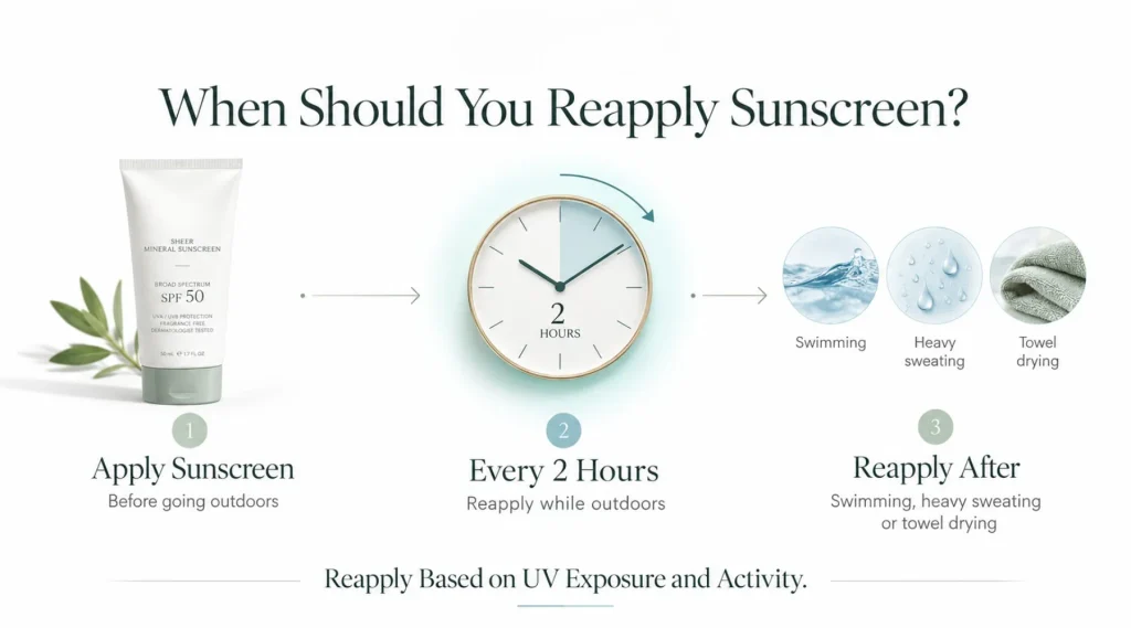 How Often Should You Reapply Mineral or Chemical Sunscreen?