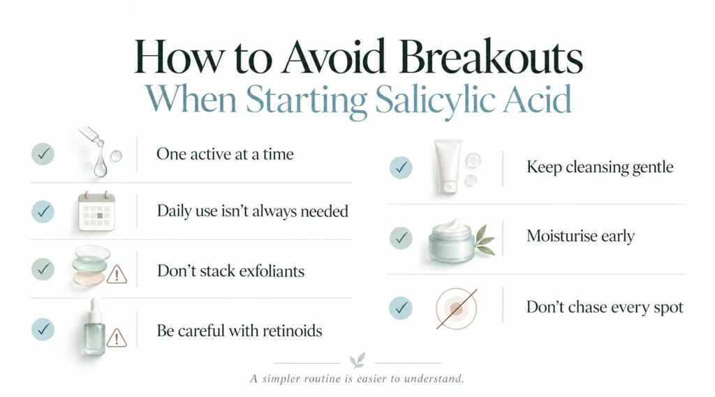 How to Avoid Breakouts When Starting Salicylic Acid