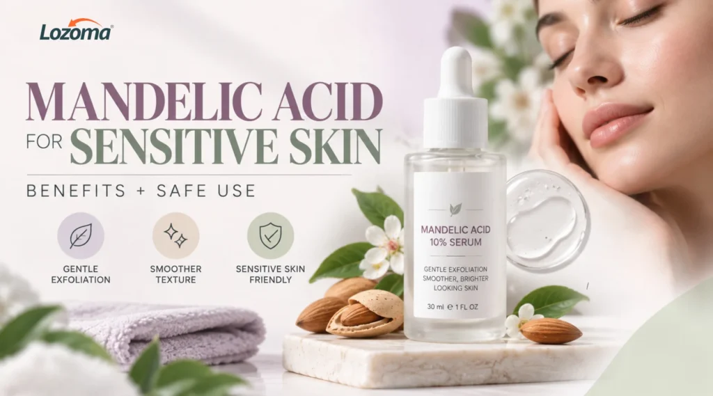Mandelic Acid for Sensitive Skin: Benefits and Safe Use