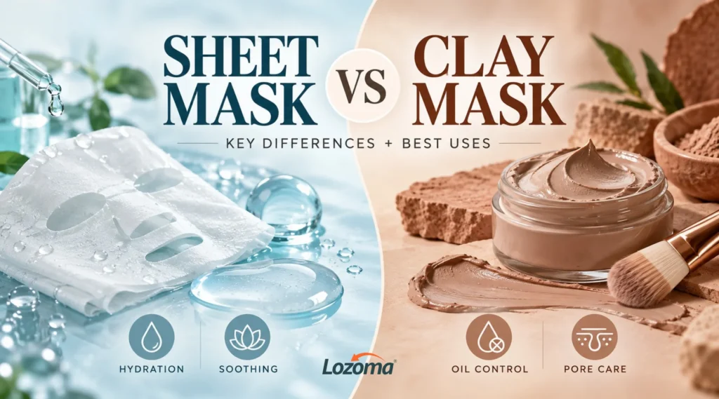 Sheet Mask vs Clay Mask, Key Differences and Best Uses