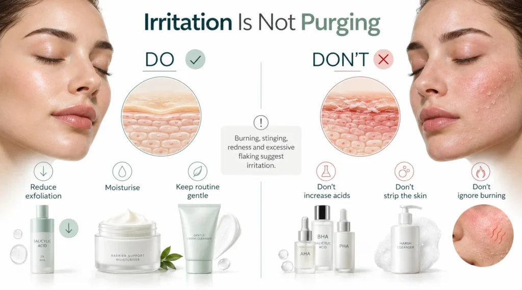 Signs of Irritation From Salicylic Acid That Can Be Mistaken for Purging