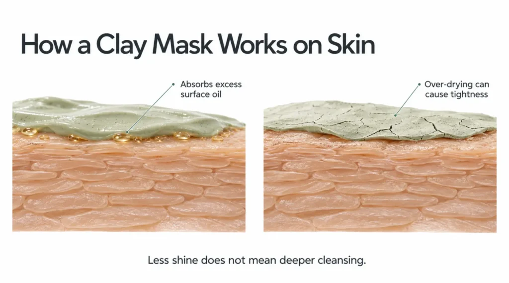 What a Clay Mask Actually Does to Your Skin