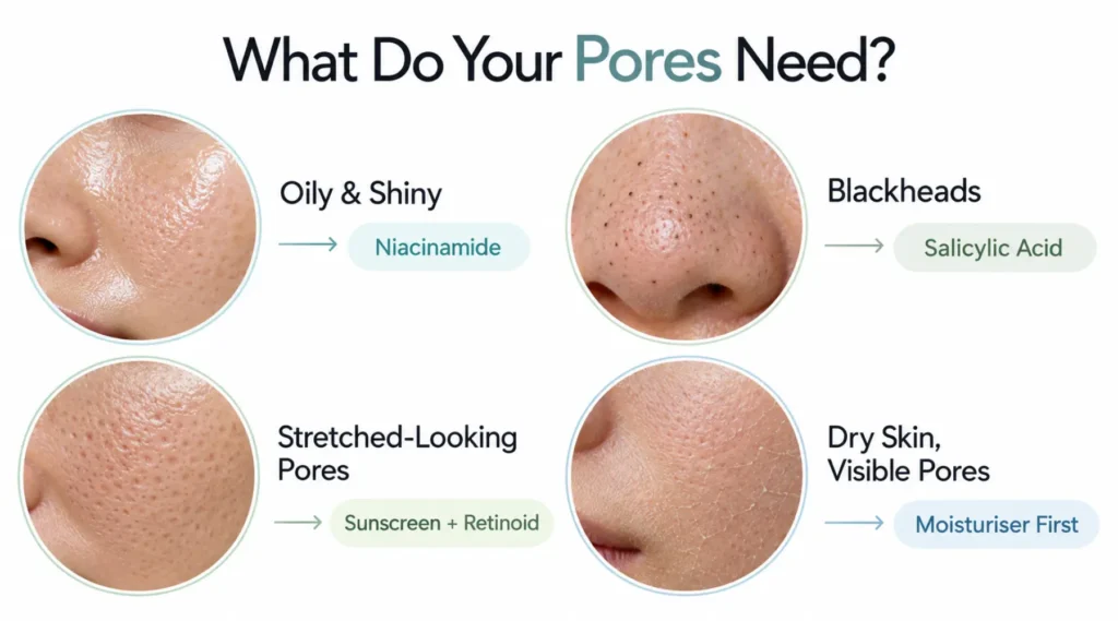 What to Look for in Ingredients for Large Pores