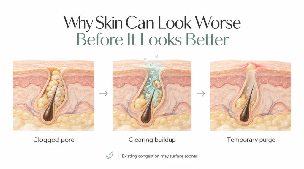 Why Salicylic Acid Can Make Skin Look Worse Before It Looks Better